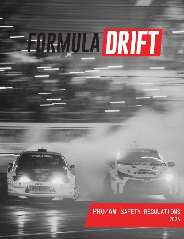 2026 Formula Drift PROAM Safety Regulations Cover