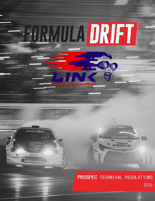 2026 Formula Drift PROSPEC Technical Regulations Cover