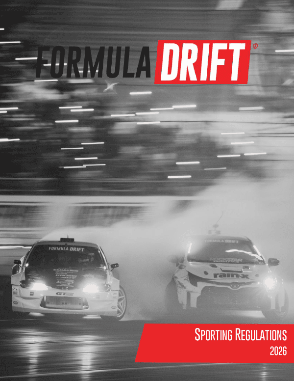 2026 Formula Drift Sporting Regulations Cover